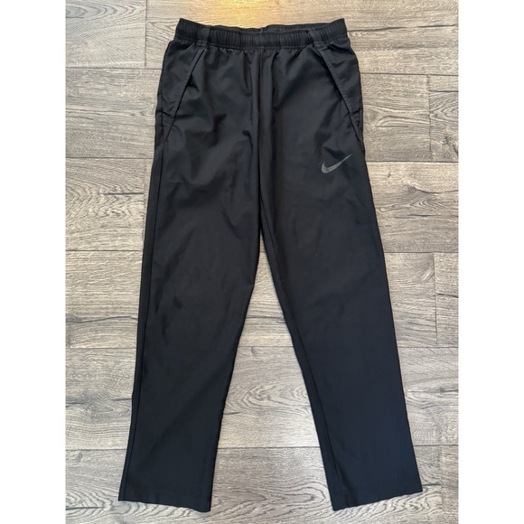 Nike Other - Nike Pants Mens Small Black Woven Active Drawstring Gym Training Jogger 28" EUC